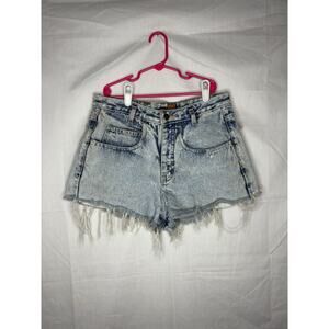 women’s vintage calvin klein denim shorts size SMALL made in USA